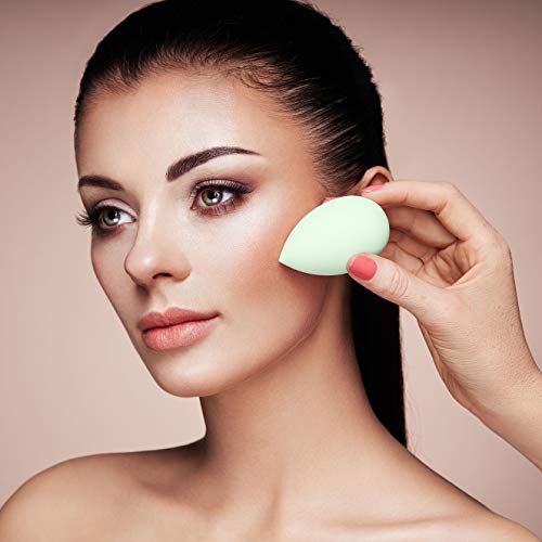 Nicole Miller Makeup Sponges, 3 Piece Blender Gift Set, Blend, Highlight and Contour, Makeup Gift for Women and Girls (White Box)