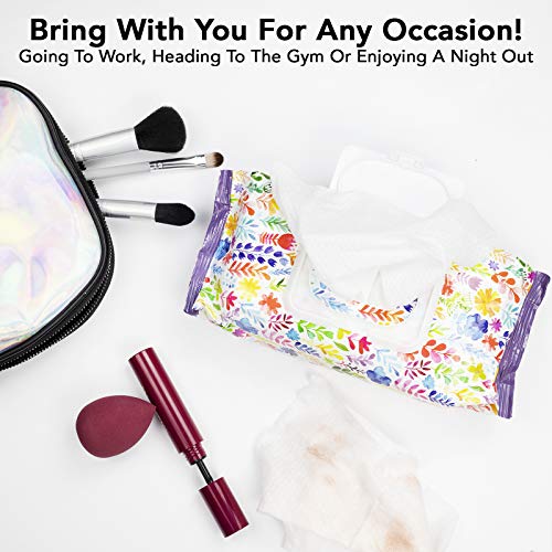 Beauty Concepts - 2 Pack (60 Count Each) Lavender with Aloe Facial Cleansing Wipes