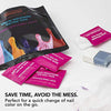 40 Nail Polish Remover Wipes - 2 pack (20 Count Each) of Nail Polish Remover Wipes Individually Wrapped by Body Prescriptions (Purple Packaging)