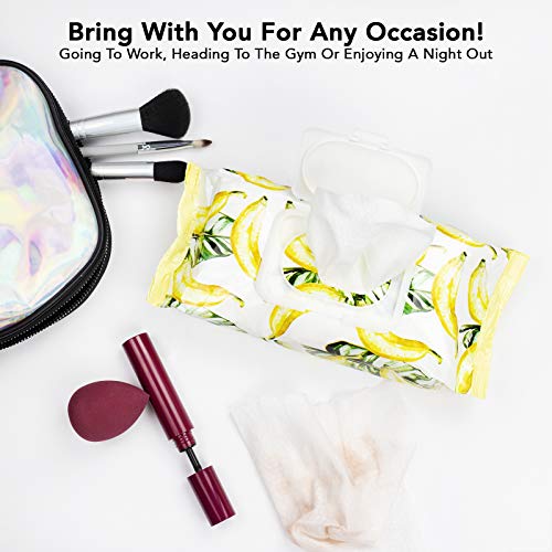 Beauty Concepts - 2 Pack (60 Count Each) Go Bananas Fruit & Vitamin C Infused Facial Wipes