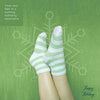 Live Green Bath and Body Gift Set- Foot Spa Set with Fuzzy Socks, Lotion, and Scrub