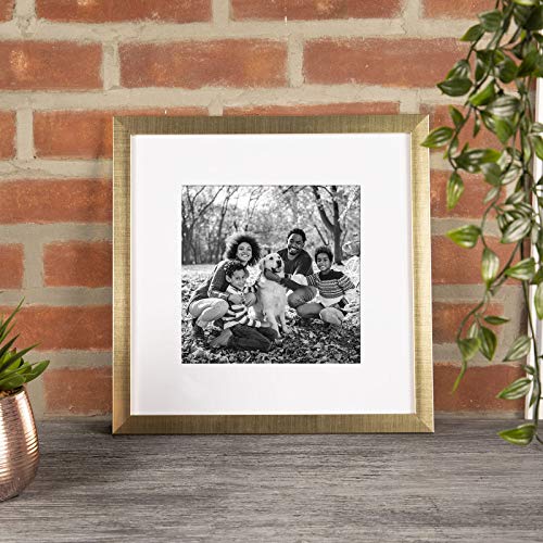 Sheffield Home Decor Collection- 9 Piece Square Picture Frame Set 12x12 in, Matted to 8x8