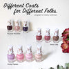 Live Green Nail Polish Set - 10 Mini Nail Polish Colors, Polish Kit for Fingernails and Toenails