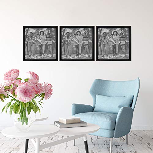 Sheffield Home Decor Collection- 3 Piece Picture Frame Set 18x18in