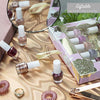 Nicole Miller Nail Polish Set, 10 Mini Nail Polish Colors, Polish Kit for Fingernails and Toenails, 0.12 Fl Oz Each