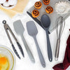 Cook with Color Silicone Cooking Utensils, 5 Pc Kitchen Utensil Set, Easy to Clean Silicone Kitchen Utensils, Cooking Utensils for Nonstick Cookware, Kitchen Gadgets Set