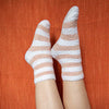 Live Green Bath and Body Gift Set- Foot Spa Set with Fuzzy Socks, Lotion, and Scrub