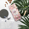 Beauty Concepts 2 Pack (60 Count Each) Vanilla Almond ÒDonut Forget to Remove your MakeupÓ Facial Cleansing Wipes Ð Detoxifies Skin and Removes Makeup Ð Flip Top Pack