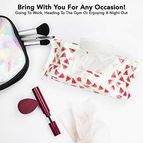 Beauty Concepts - 2 Pack (60 Count Each) Watermelon Detoxifying Facial Wipes