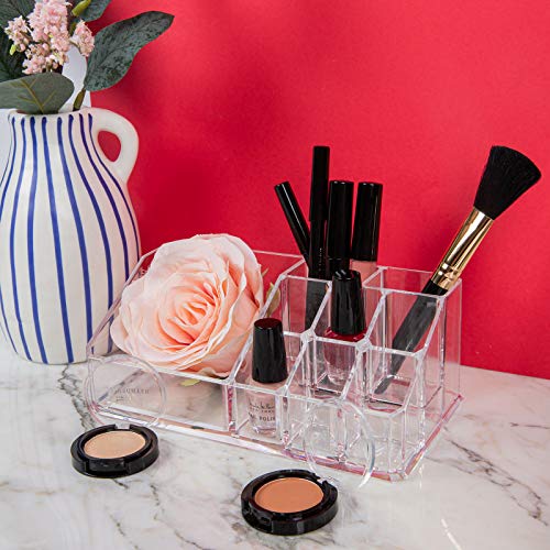 Nicole Miller Makeup Collection- Makeup Set with Lipstick, Eyeliner, Mascara, Nail Polish, Contour, and Highlighter