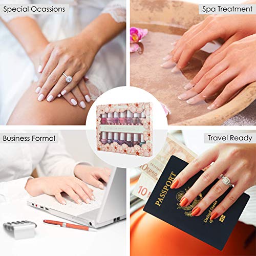 B.C. Beauty Concepts Nail Polish Set - 14 Mini Nail Polish Colors, Polish Kit for Fingernails and Toenails