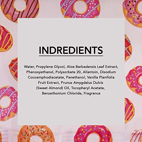 Beauty Concepts 2 Pack (60 Count Each) Vanilla Almond ÒDonut Forget to Remove your MakeupÓ Facial Cleansing Wipes Ð Detoxifies Skin and Removes Makeup Ð Flip Top Pack