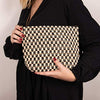 DwellStudio Vegan Clutch for Women -Wristlet, Purse, Woman's Hand Bag, Wallet, Beautiful Gift for Women