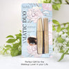 Nicole Miller Set of 2 Plump & Curl and Lengthening Mascaras (Baby Blue Package)
