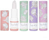 Nicole Miller 4 Pack Moisturizing Lip Balm Collection, Lip Softening Gift Set, Perfect Gift for Women and Girls (Rose, Berry, Coconut, and Grapefruit)