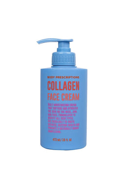 Body Prescriptions Skincare Collection- Face Cream with Collagen, 16 OZ