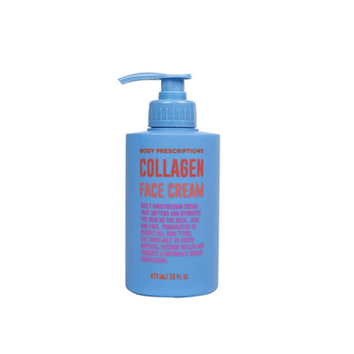Body Prescriptions Skincare Collection- Face Cream with Collagen, 16 OZ