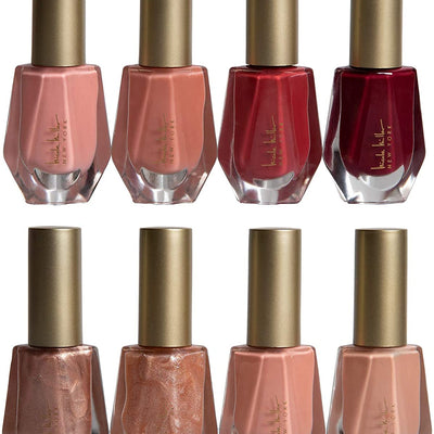 Nicole Miller Nail Polish Collection- 8 Piece Nail Polish Set in Dark Pink Colors