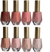Nicole Miller Nail Polish Collection- 8 Piece Nail Polish Set in Nude Colors