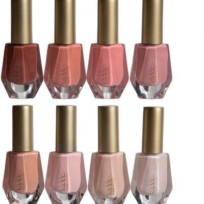 Nicole Miller Nail Polish Collection- 8 Piece Nail Polish Set in Nude Colors