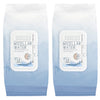 Essential Oils - 2 Pack (60 Count Each) Micellar Water Makeup Remover Facial Wipes