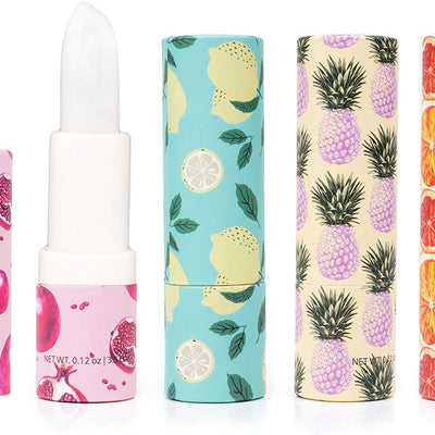 Beauty Concepts Four Piece Lip Balm Collection, Moisturizing Lip Balm, Softening Lip Balm Set