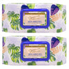 Beauty Concepts 2 Pack (60 Count Each) Magical Mint Facial Cleansing Wipes Detoxifies Skin and Removes Makeup Flip Top Pack