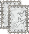 Decorative picture frame in white stones by Parisian Home