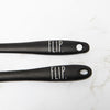 Rae Dunn Everyday Collection 2 Piece Mini Spatula Set, Silicone Kitchen Tools, Spatula and Slotted Spatula